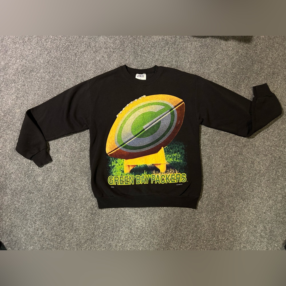 Green Bay Packers Vintage 1997 Black Sweatshirt M